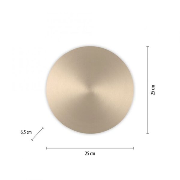 Applique murale LED rechargeable à intensité variable Télécommande en laiton