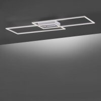LED Deckenlampe dimmbar in Stahl 41 W 5400 lm Modern
