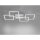 Lampe de plafonnier LED à intensité variable 80 cm 4424 lm en acier