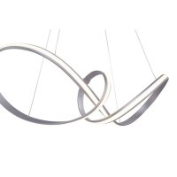 Stilvolle LED Hängelampe in Stahl L:91 cm 39 W dimmbar