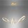 Geschwungene LED Pendelleuchte in Gold L:91 cm dimmbar