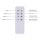 Stylische LED Deckenlampe Holz Ringe 6000 lm dimmbar