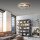 Stylische LED Deckenlampe Holz Ringe 6000 lm dimmbar