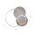 Stylische LED Deckenlampe Holz Ringe 6000 lm dimmbar