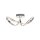 Stilvolle LED Deckenlampe in Chrom dimmbar 30 W L:65 cm