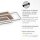 Confortable Lampe de plafonnier LED en bois L:82 cm 4320 lm dimmable