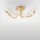 LED Deckenleuchte dimmbar Metall in Gold 2050 lm Modern