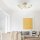 LED Deckenleuchte dimmbar Metall in Gold 2050 lm Modern