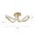 LED Deckenleuchte dimmbar Metall in Gold 2050 lm Modern