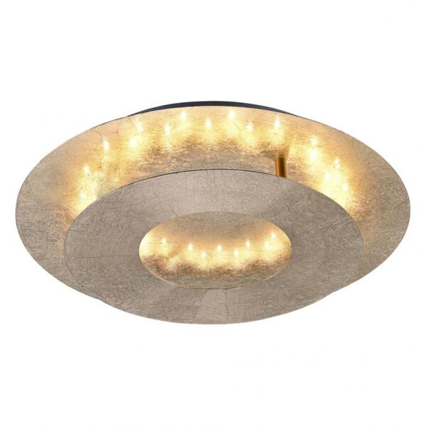 Plafonnier LED stylé orientable 6 W en feuille dor