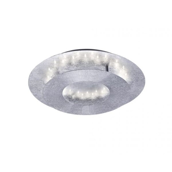 Plafonnier LED orientable Ø34 cm 6 W en feuille dargent