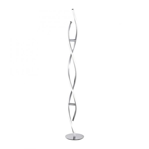 LED Stehlampe dimmbar in Stahl H:134 cm 3000 K 3128 lm