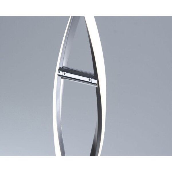 LED Stehlampe dimmbar in Stahl H:134 cm 3000 K 3128 lm