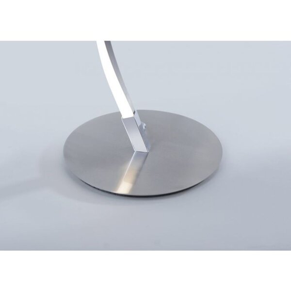 LED Stehlampe dimmbar in Stahl H:134 cm 3000 K 3128 lm