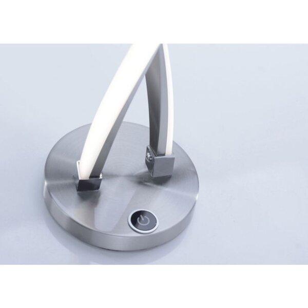 Stylische LED Tischlampe in Stahl 13 W dimmbar Touch