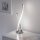 Stylische LED Tischlampe in Stahl 13 W dimmbar Touch
