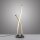 Lampe de table LED élégante noire et dorée à intensité variable et à touche sensitive