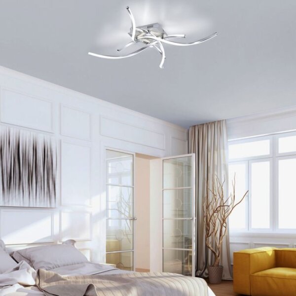 Lampe de plafonnier LED à intensité variable en acier L:78 cm 27 W 2400 lm