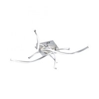 Dimmbare LED Deckenlampe in Stahl L:78 cm 27 W 2400 lm