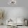 Dimmbare LED Deckenlampe Schwarz Gold L:78 cm 4220 lm