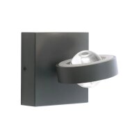 Spot mural LED ajustable Anthracite RGB dimmable P:16 cm