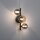 Applique Boules Gris fumé Ambre Verre G9 H:28,5 cm
