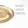 LED Deckenleuchte in Blattgold Metall 3000 lm Ø50 cm