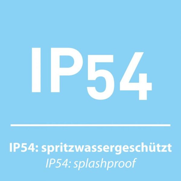 LED Wandleuchte außen Aluminium Anthrazit IP54 B:22 cm