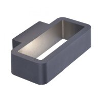 LED Wandleuchte außen Aluminium Anthrazit IP54 B:22 cm
