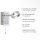 Spot mural à LED Interrupteur à tirette IP44 flexible en aluminium