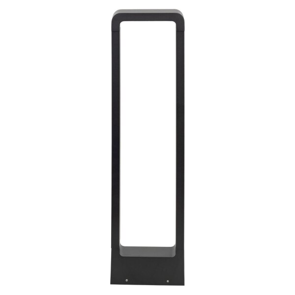 LED Pollerleuchte Metall 60 cm hoch IP54 Schwarz 480 lm