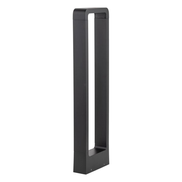 LED Pollerleuchte Metall 60 cm hoch IP54 Schwarz 480 lm