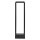 LED Pollerleuchte Metall 60 cm hoch IP54 Schwarz 480 lm