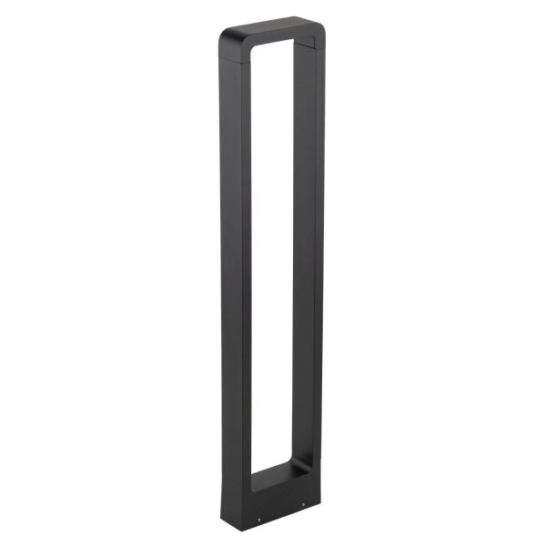 Borne déclairage LED Métal hauteur 80 cm IP54 noir 3000 K