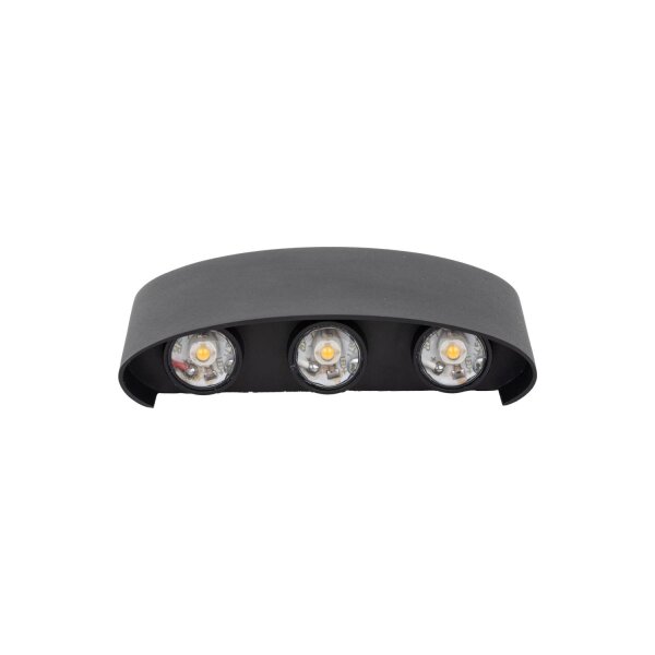 Applique extérieure LED Up Down IP54 H:8 cm 480 lm 3000 K