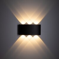Applique extérieure LED Up Down IP54 H:8 cm 480 lm...