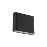 Applique extérieure LED aluminium noir IP54 Up Down