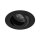 Schwenkbarer Einbauspot Metall Ø7,5 cm IP65 Schwarz