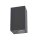 Up Down Außenlampe Wand IP44 Metall Grau H:15,1 cm GU10