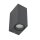 Up Down Außenlampe Wand IP44 Metall Grau H:15,1 cm GU10
