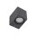 Wandlampe außen Downlight Grau Metall IP44 GU10 H:8 cm