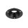 Spot encastré rond métal verre Ø8,5 cm IP65 noir