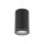 Aufbauspot Schwarz Metall GU10 IP44 Ø6,3 cm Aufputz