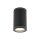 Aufbauspot Schwarz Metall GU10 IP44 Ø6,3 cm Aufputz