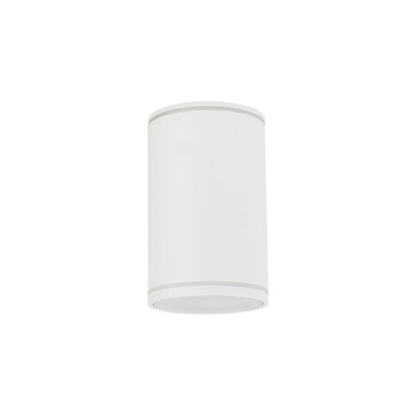Aufbauspot Weiß Metall GU10 IP44 rund Ø6,3 cm Aufputz