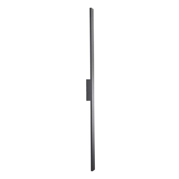 LED Außenlampe Wand Metall Grau IP65 H:121 cm indirekt