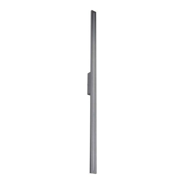 LED Außenlampe Wand Metall Grau IP65 H:121 cm indirekt