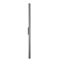 LED Außenlampe Wand Metall Grau IP65 H:121 cm indirekt
