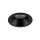 Schwarzer Einbaustrahler IP65 Metall Glas Ø8,5 cm rund