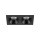 Einbauspot Schwarz IP65 Metall Glas GU10 2-flammig